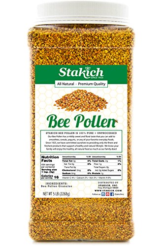 cryptolove.fun: BEE Pollen % Pure Natural Bee Pollen Granules 7 oz : Health & Household