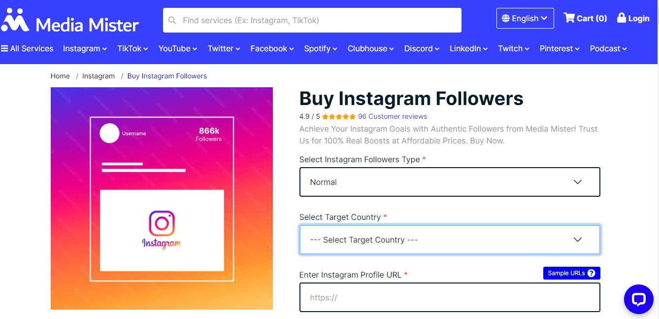 Buy Real & % Genuine Instagram Followers India-Starting Rs 70