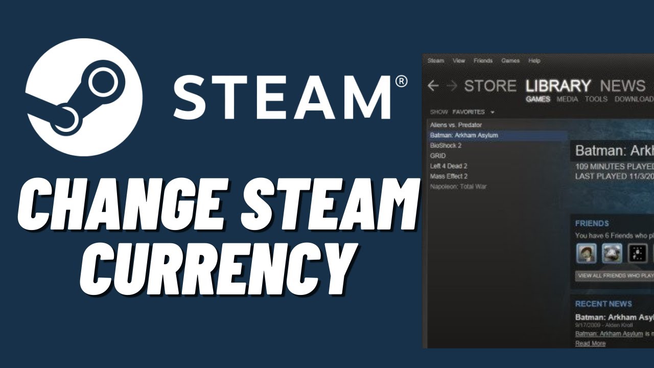 Any advice for changing steam (wallet) currency?