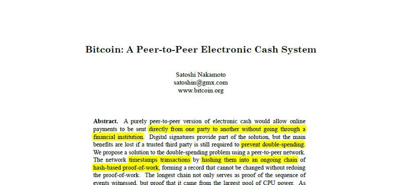 The Bitcoin White Paper Is 15 Years Old. Here's What It Is.