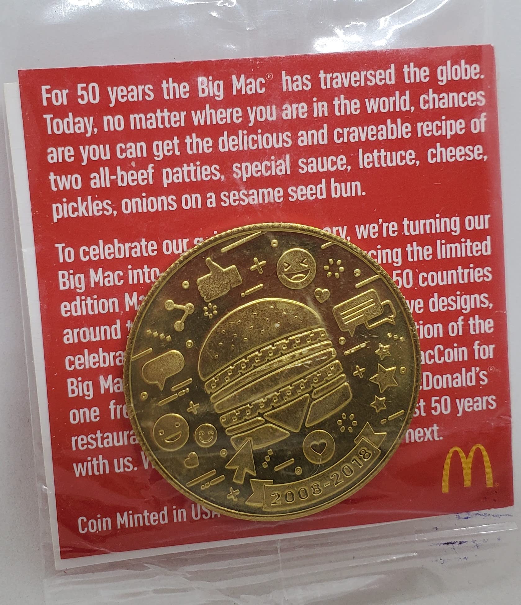 McDonald’s MacCoin Celebrates 50 Years of Big Mac : Big Island Now