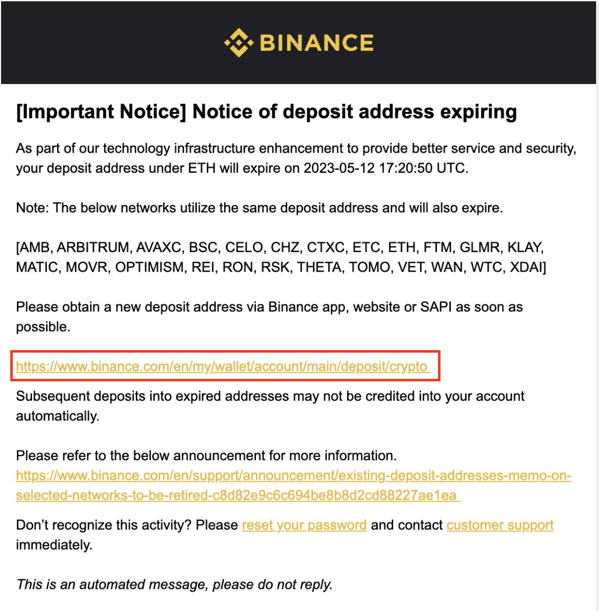 Binance API Documentation