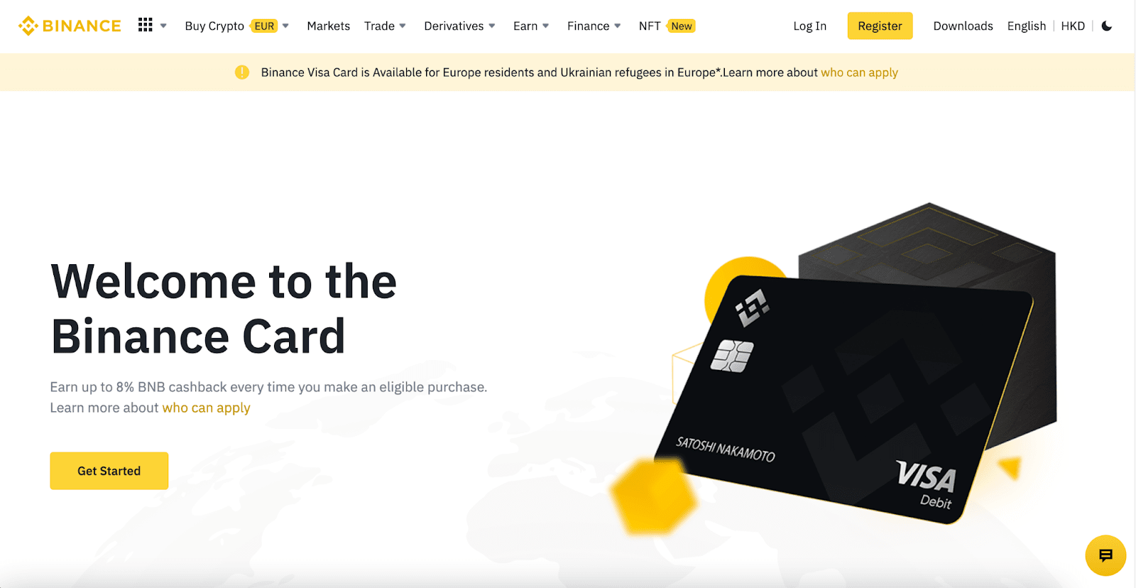 Binance Discontinues Visa Debit Card Services in Europe | cryptolove.fun