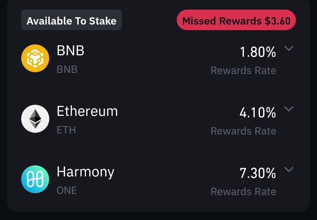 Binance Staking Staking & Lending Rates | Staking Rewards