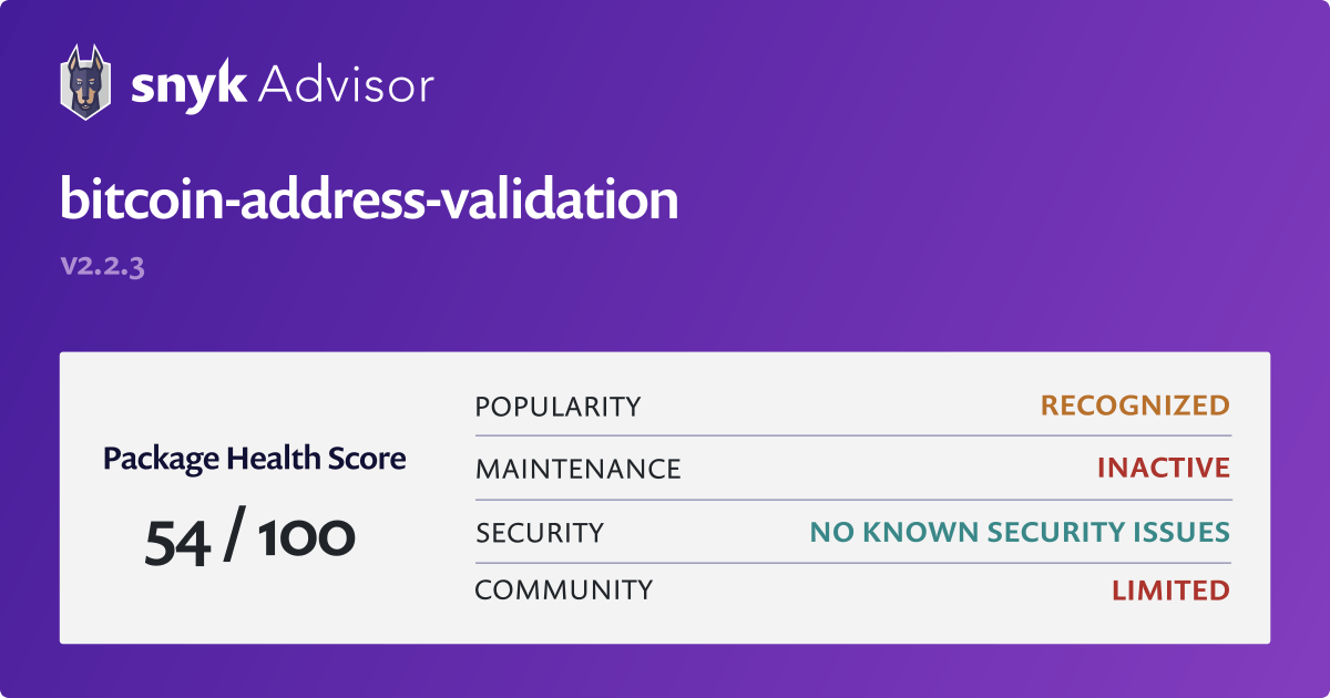 Validate Address | Crypto APIs - Technical Documentation