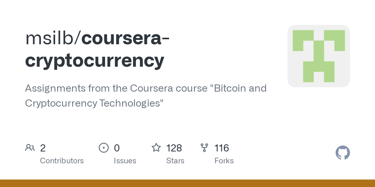 Andrew's Exercise Solutions: Coursera Bitcoin and Cryptocurrency Technologies Series