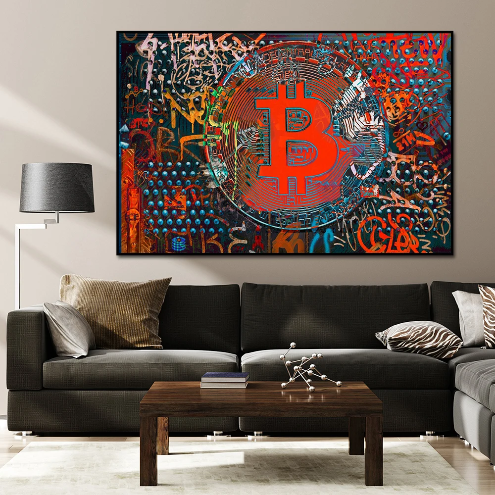 Cryptocurrency Bitcoin Wall Art: Canvas Prints, Art Prints & Framed Canvas