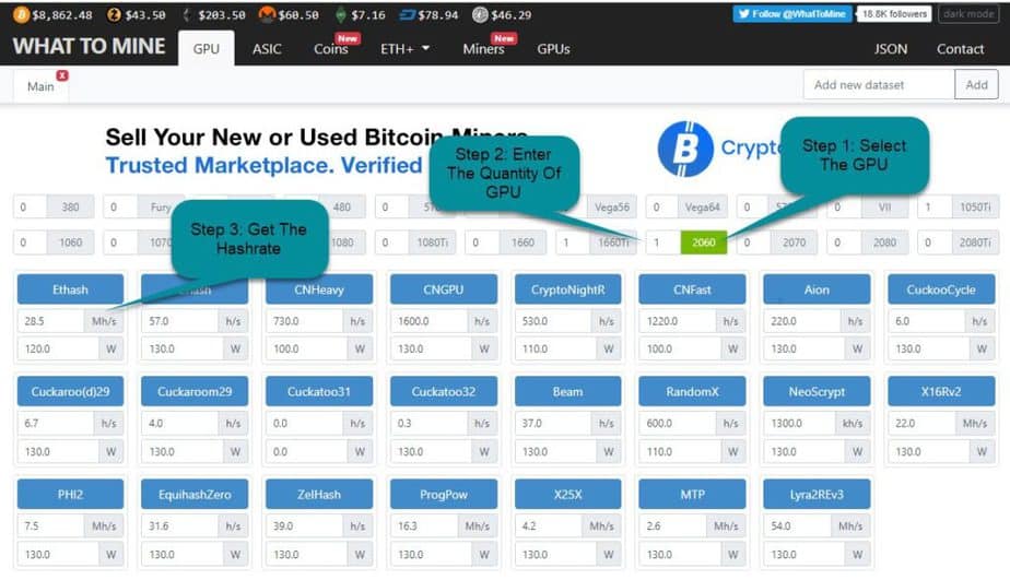 Bitcoin (BTC) mining profitability calculator