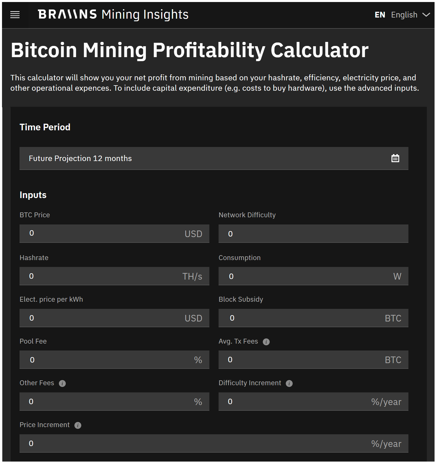 Crypto Mining Cost Calculator | Mining Hardware Calculator