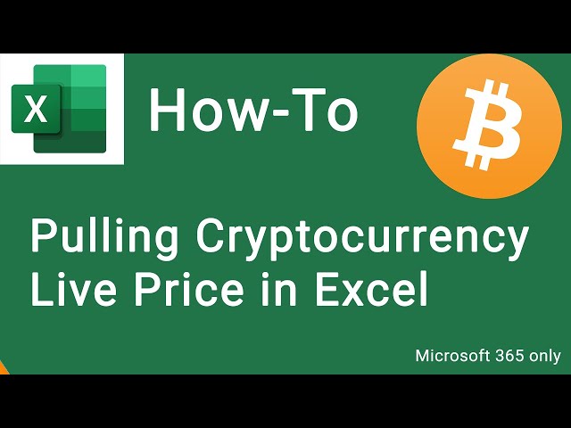 Bitcoin Price in Excel - How to get Bitcoin price in Excel? - Analyst Cave