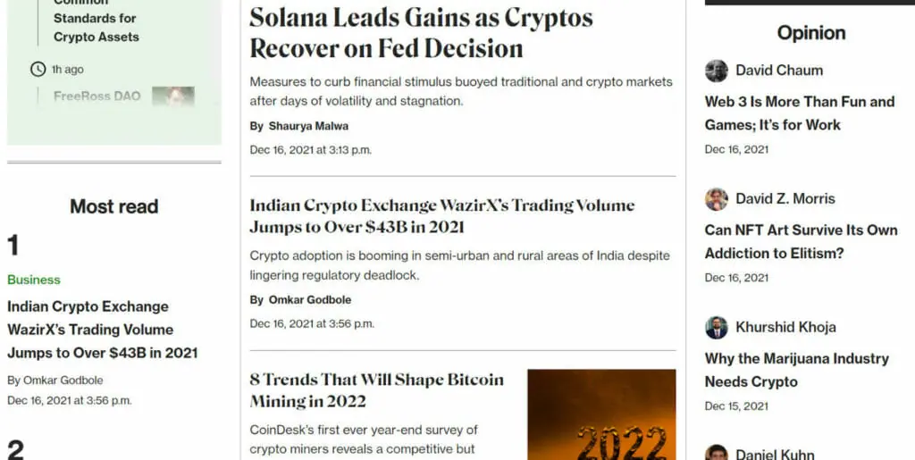 Cryptocurrency news RSS feeds · GitHub