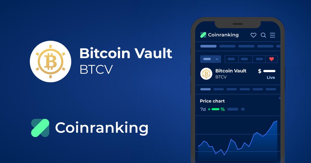 Bitcoin Vault Price Today | BTCV Price Chart And Index Real Time