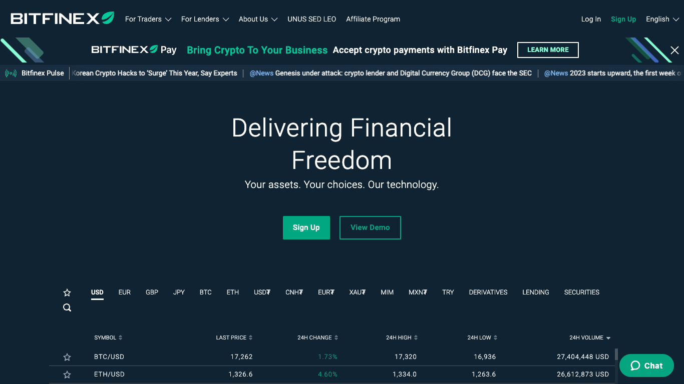 Bitfinex Trading Bot