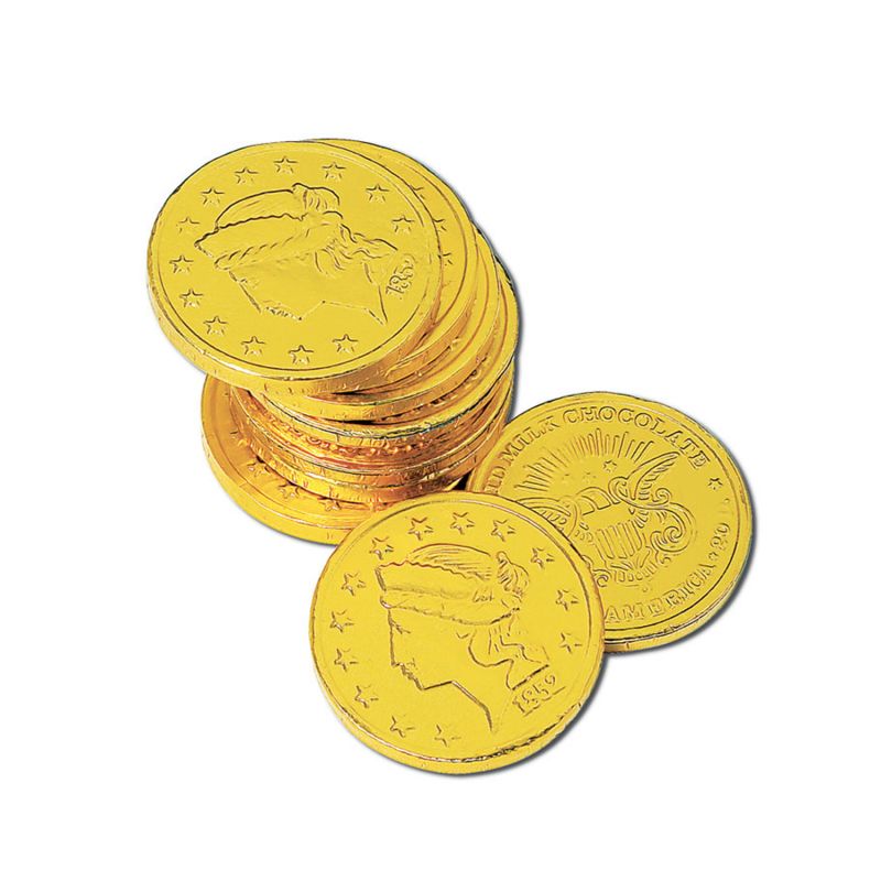 Bulk Chocolate Coins: Silver & Gold Chocolate Coins • Oh! Nuts®