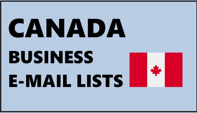 Canadian Mailing Lists - B2B Email Database Providers Company Canada