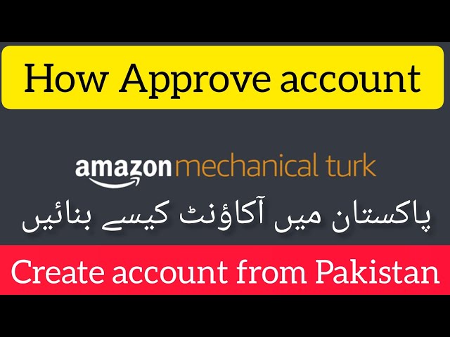 Setting Up Accounts and Tools - Amazon Mechanical Turk