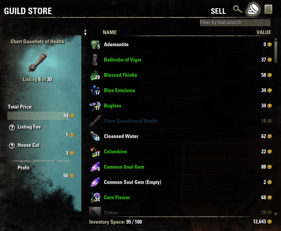 How to sell sh!t without a trading guild? :: The Elder Scrolls Online English