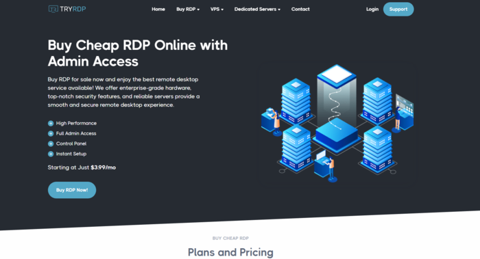 Buy Cheap RDP - Shared USA/UK/NL RDP @$/M