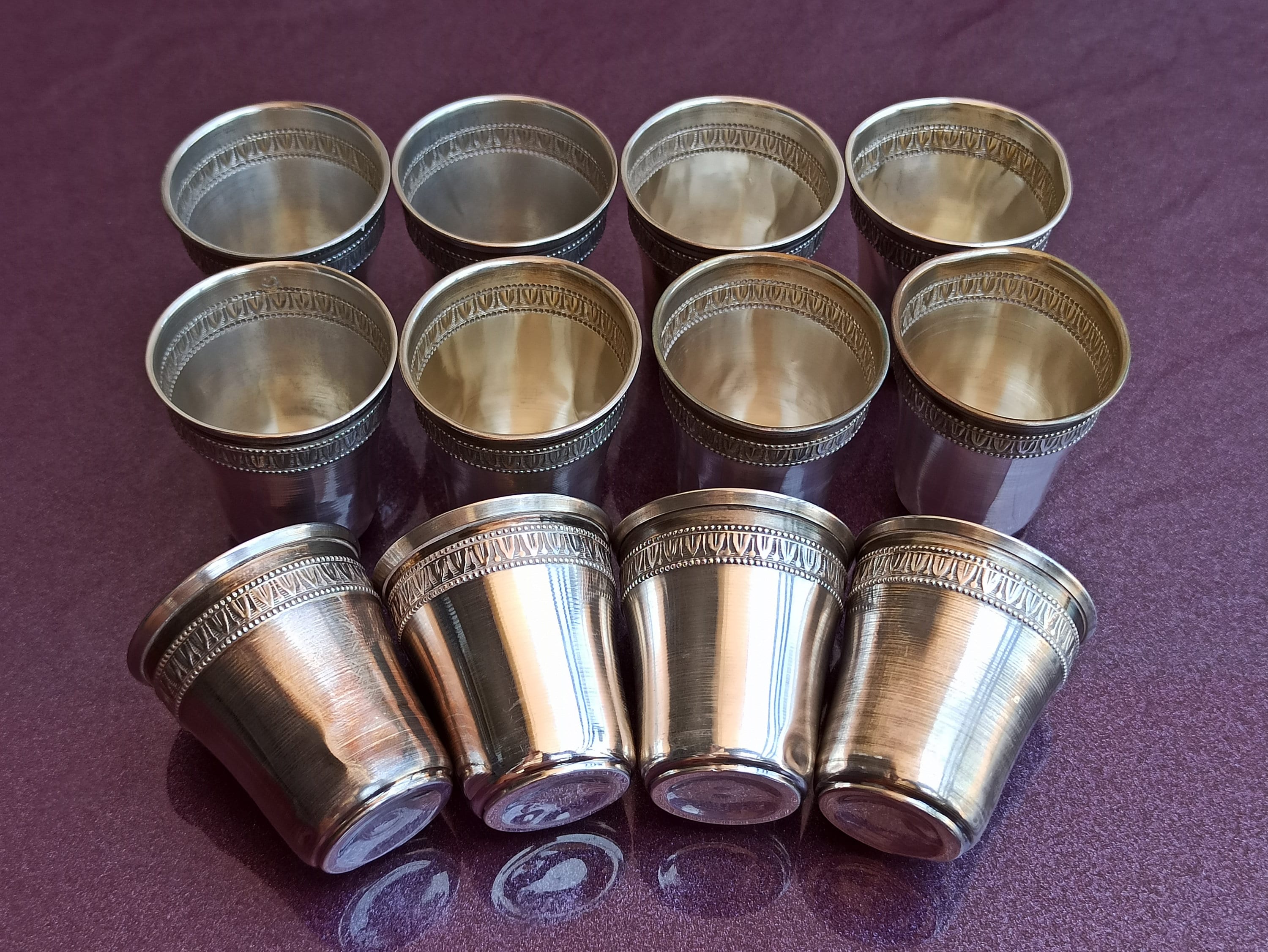 Buy Silver Crushed Shot Glass - Designs in Silver | Silverware & Jewellery