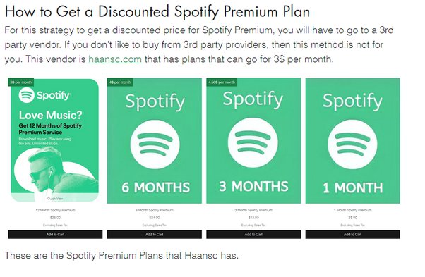 Buy Spotify Premium Account - Bitfinite