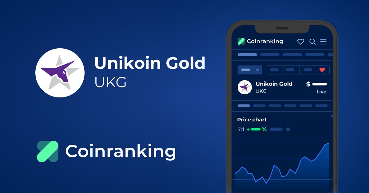 UnikoinGold Live Price Chart - The Coin Offering