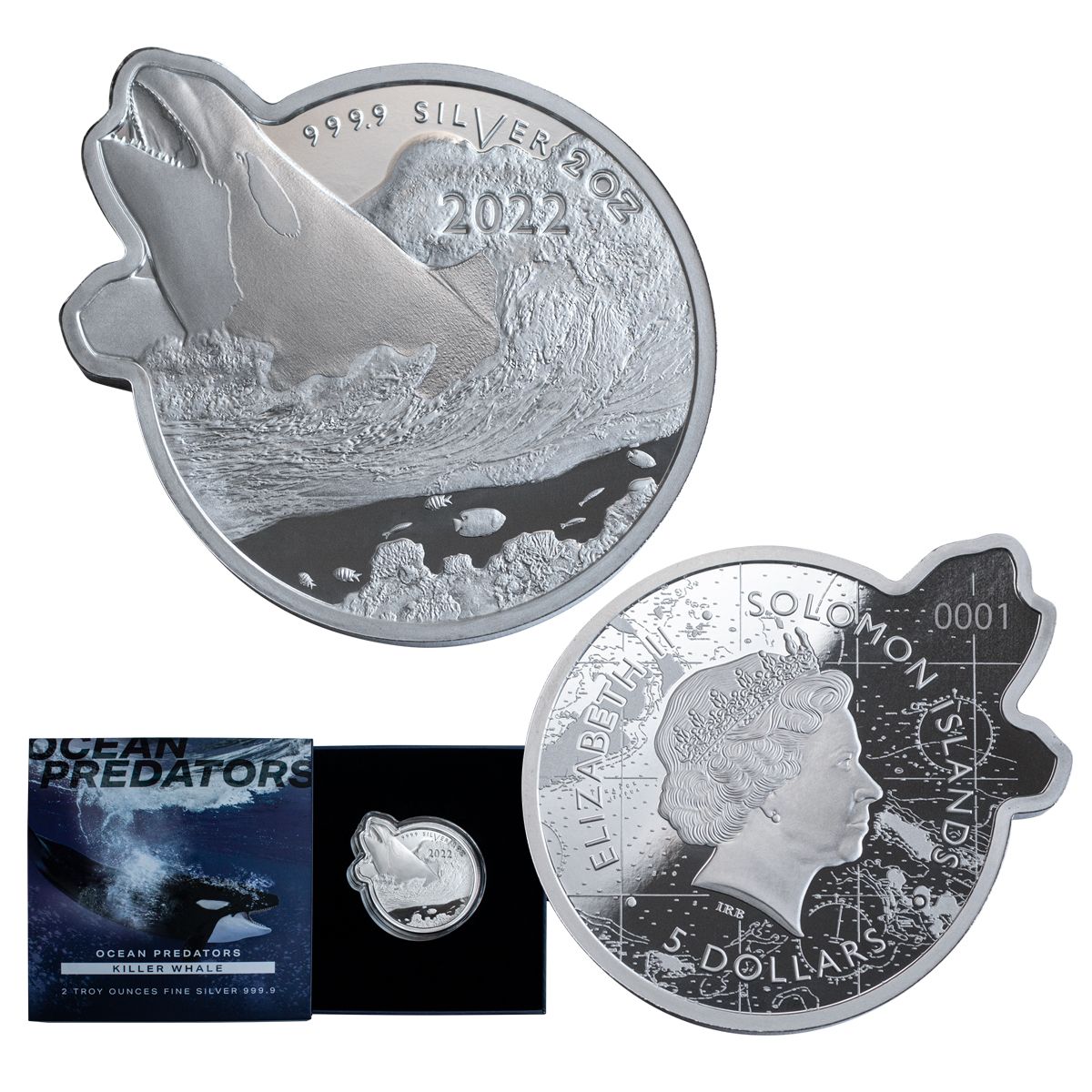 Canada: $10 Orca O Canada Series 1/2 oz Pure Silver Coin - London Coin Centre Inc.