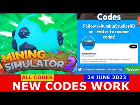 Mining Simulator Codes Roblox - DigiStatement