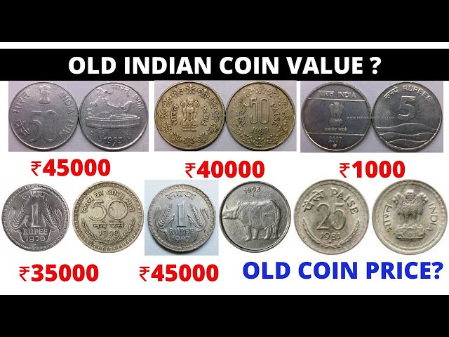 Old Coin Value Picture Index