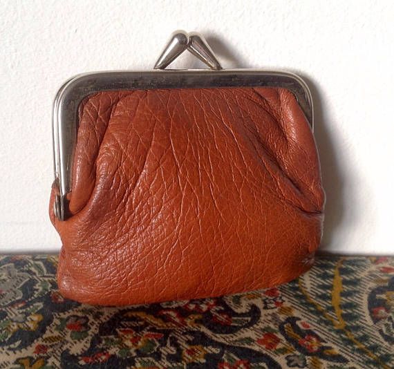 Dual Clasp Leather Coin Purse - Change Purse - Small Purse - Easy Comforts