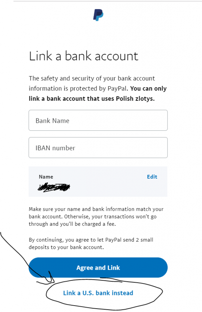 I can't add any IBAN on my account - PayPal Community