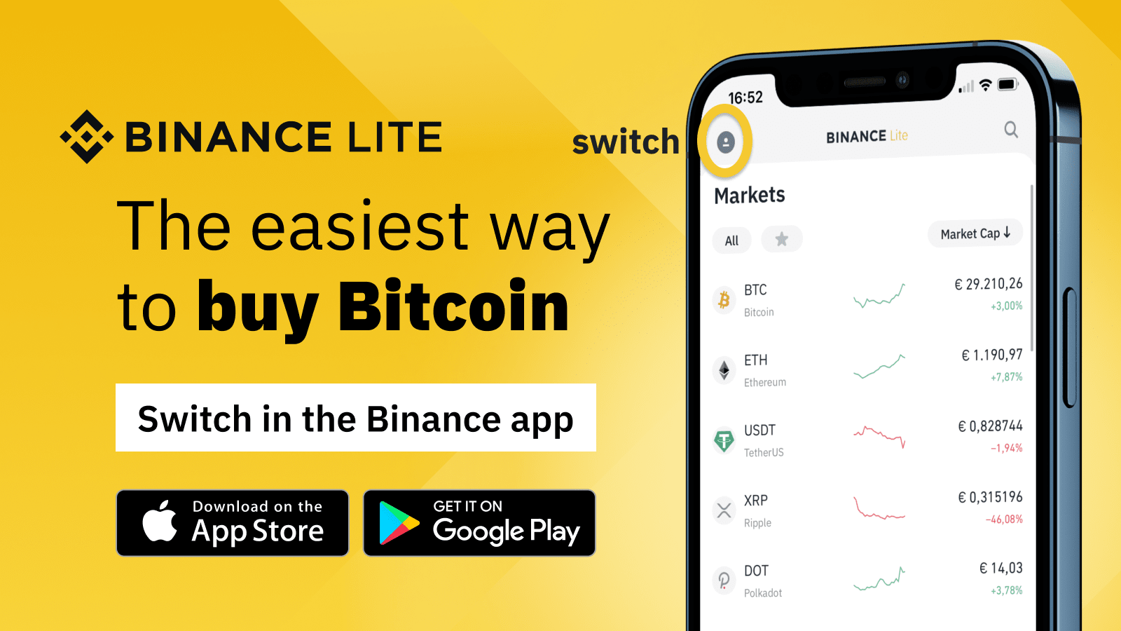 ‎Binance: Buy Bitcoin & Crypto on the App Store