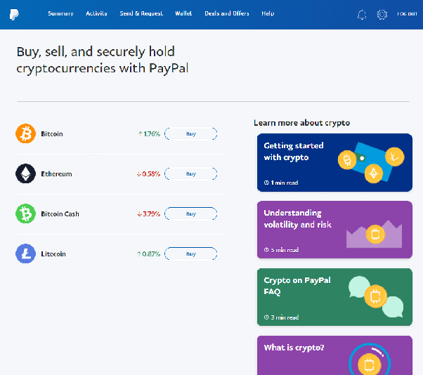 PayPal Cryptocurrency FAQ's | PayPal US