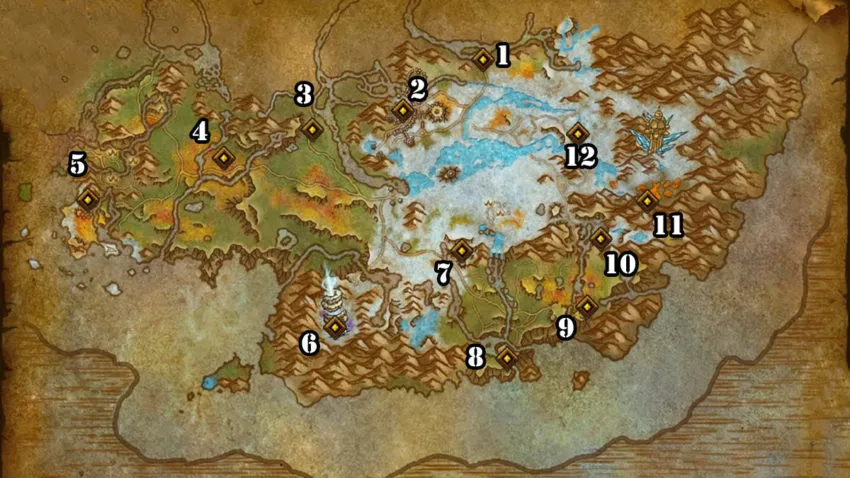 WoW Dragonflight: All Dragon Glyph Locations