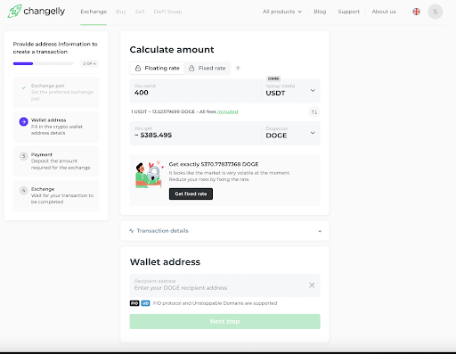 Changelly Tax Guide