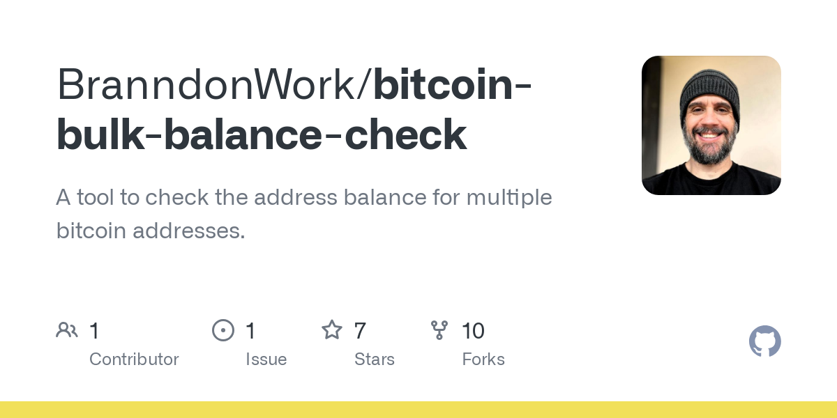 bitcoin-bulk-balance-check - npm package | Snyk