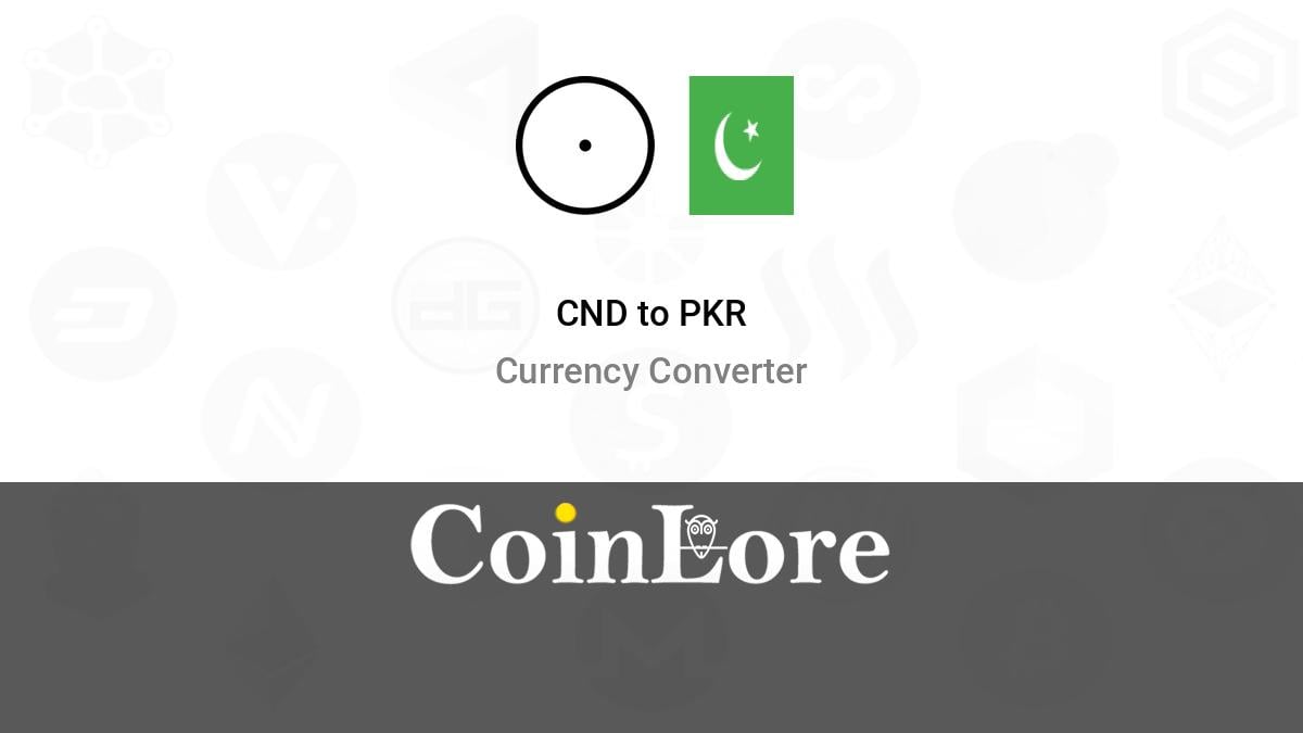 Convert CND to INR - Cindicator to Indian Rupee Converter | CoinCodex