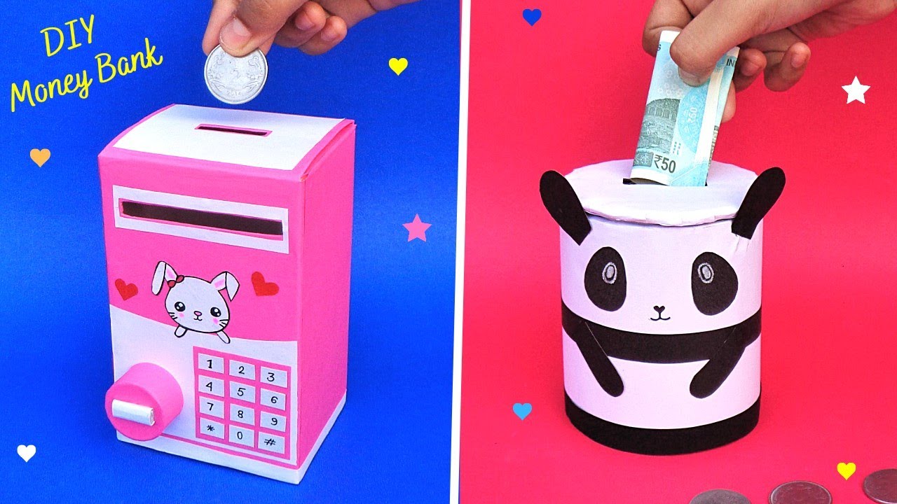 20 Fun DIY Piggy Banks that Encourage Saving | Piggy bank diy, Piggy bank, Piggy bank craft