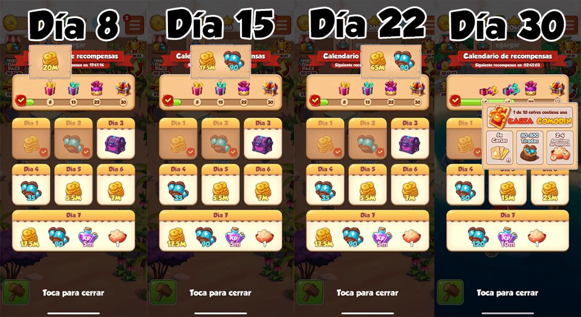 Coin Master Events List village master, coin crazy & more