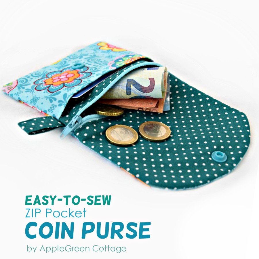 How To Make An Easy Coin Purse - The Seasoned Homemaker®