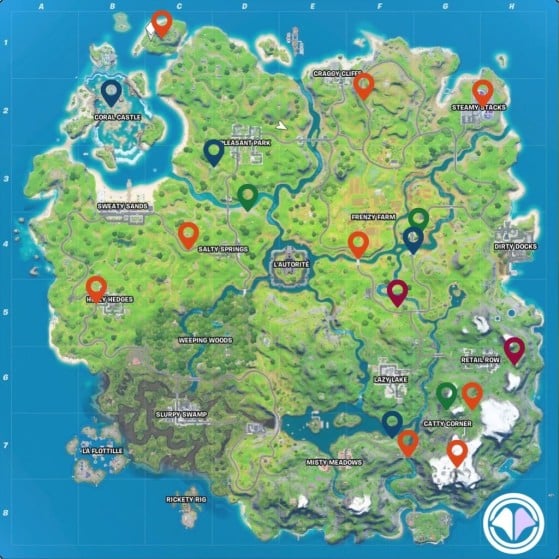 All Fortnite Season 3 Week 8 XP Coin Locations