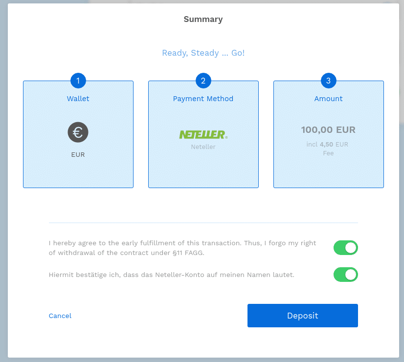 Cryptocurrency - NETELLER