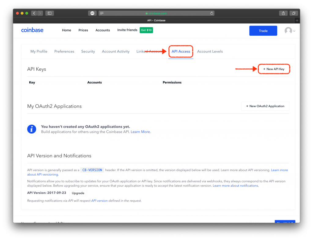 How To Use Your Coinbase API Key [Full Guide] - Crypto Pro