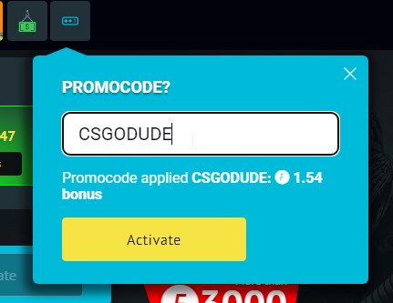 CSGOFAST: 5 Promo Codes , Referral & Bonus System