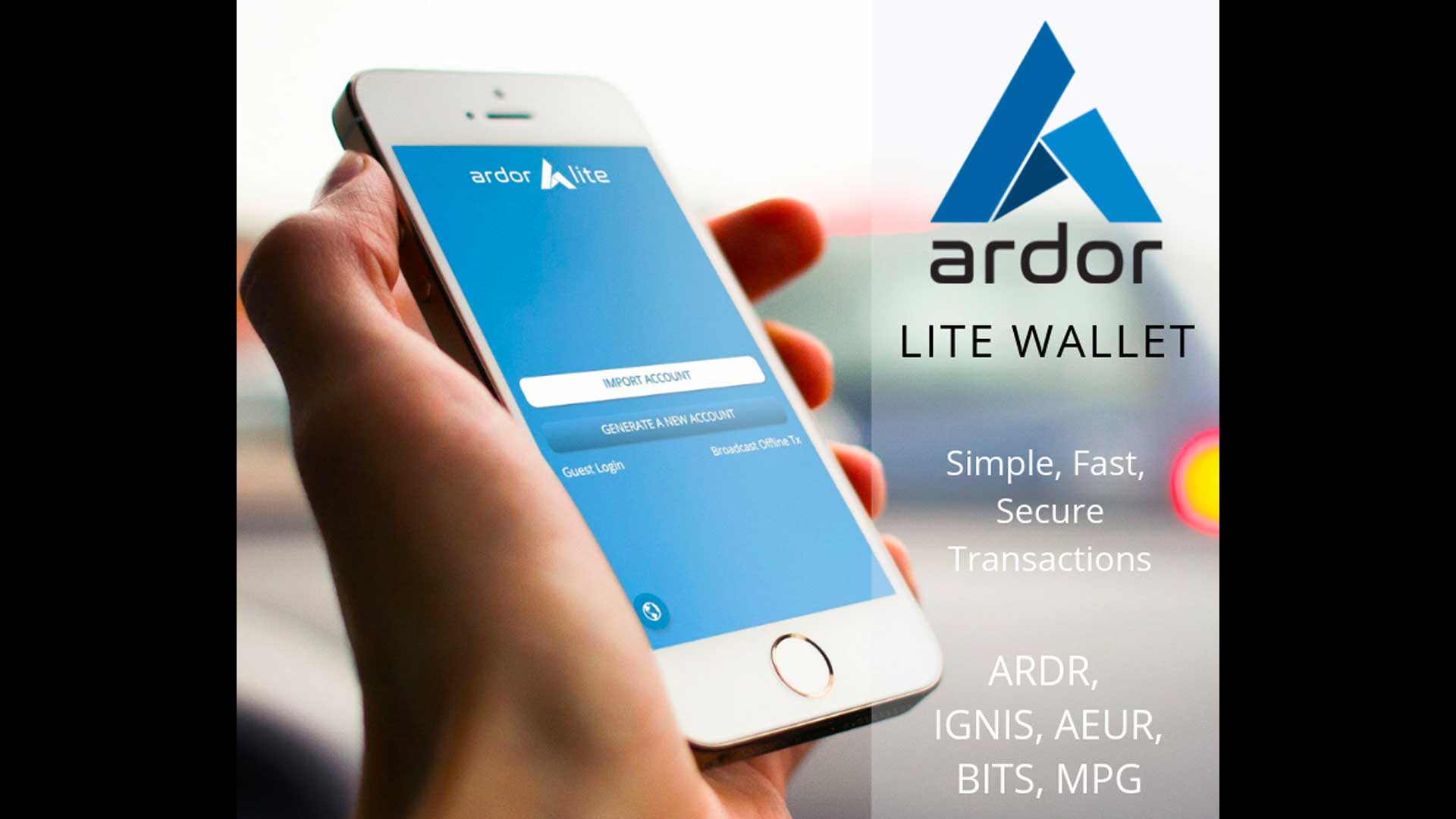 Ardor Lite Wallet - Download