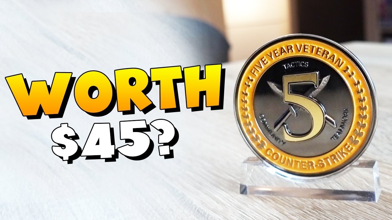 Unboxing my 5 year veteran coin from CS:GO - 5 year veteran coin post - Imgur