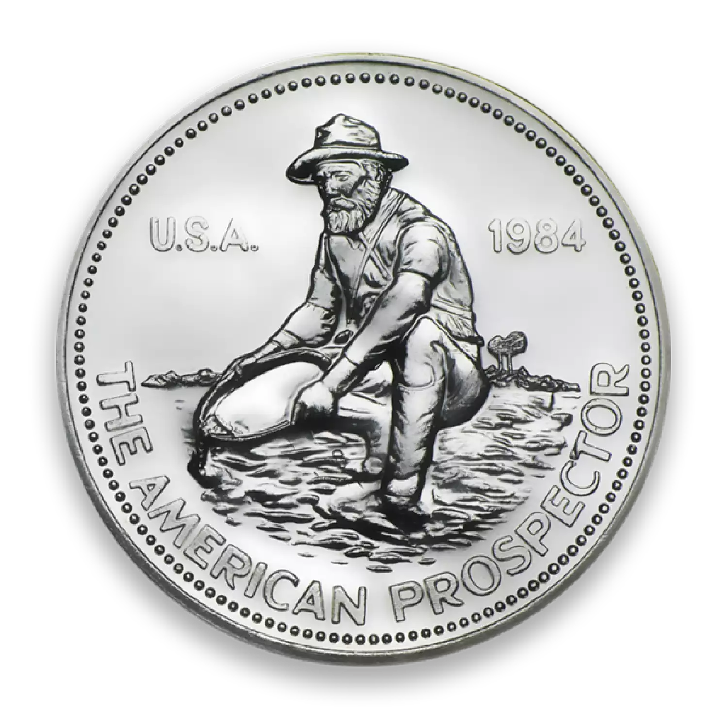 Engelhard Prospector 1 Oz. Silver Round