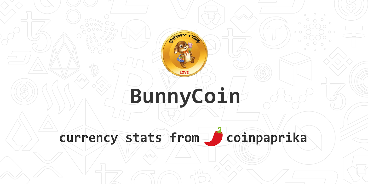 BunnyCoin (BUN) live coin price, charts, markets & liquidity