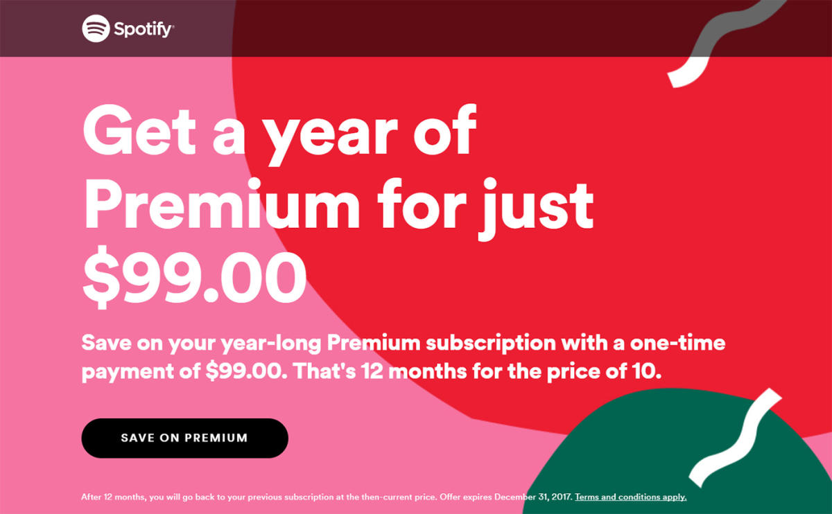 Can I pay by the year rather than by the month for - The Spotify Community