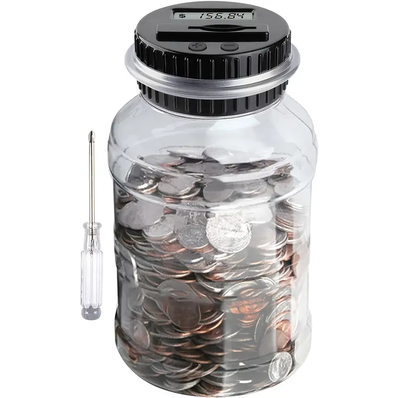 Digital Coin Counting Money Jar | The Fun & Easy Way To Save