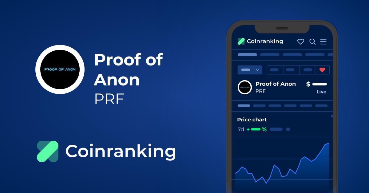 ANONYMOUS Price Today - ANON Price Chart & Market Cap | CoinCodex